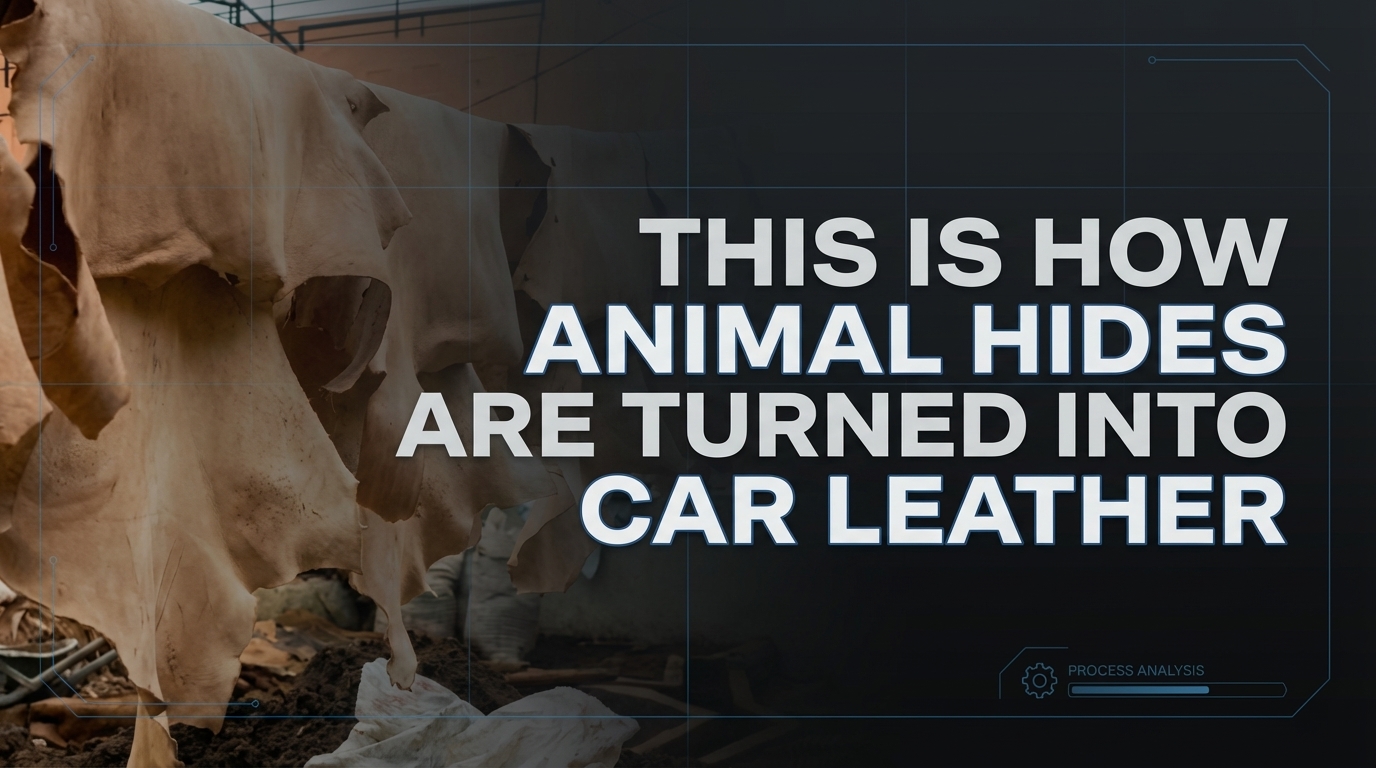 This Is How Animal Hides Are Turned Into Car Leather