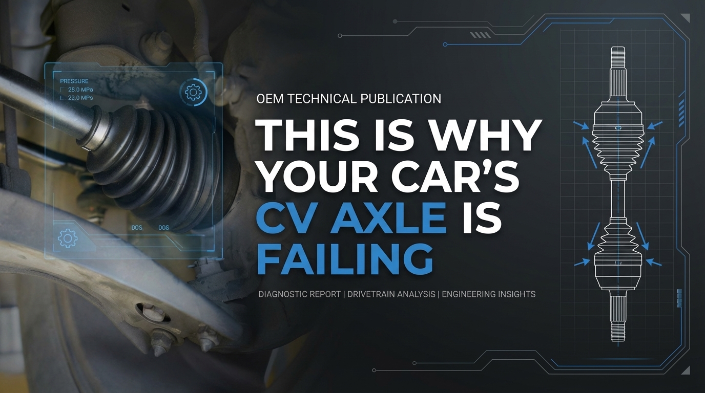 This Is Why Your Car’s CV Axle Is Failing