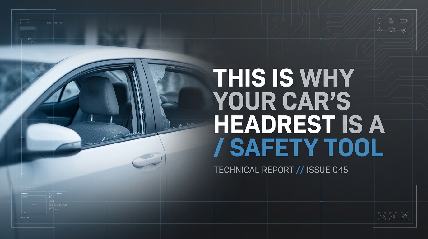 This Is Why Your Car’s Headrest Is A Safety Tool