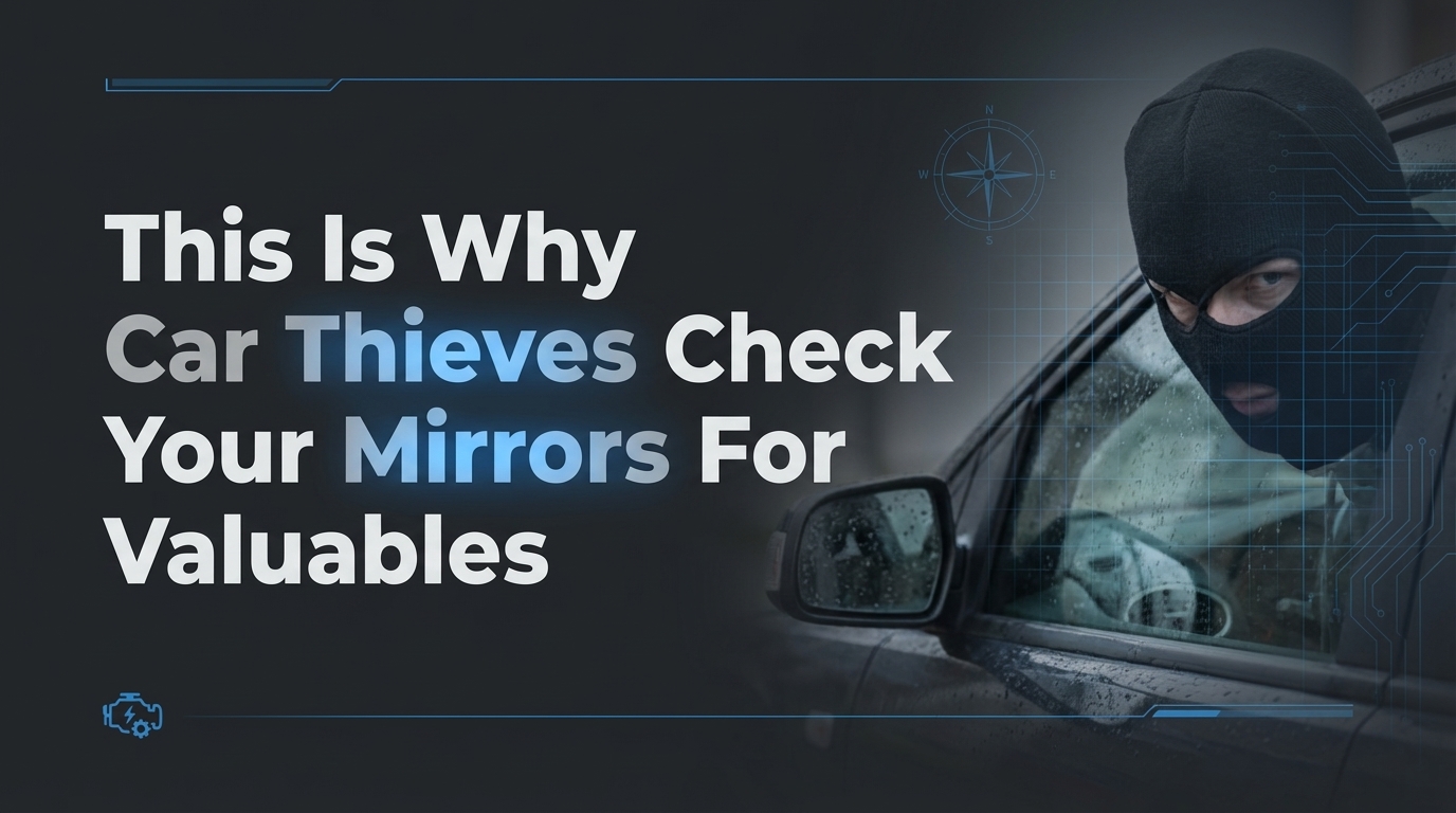 This Is Why Car Thieves Check Your Mirrors For Valuables