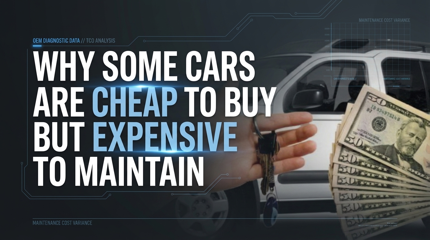 Why Some Cars Are Cheap to Buy but Expensive to Maintain