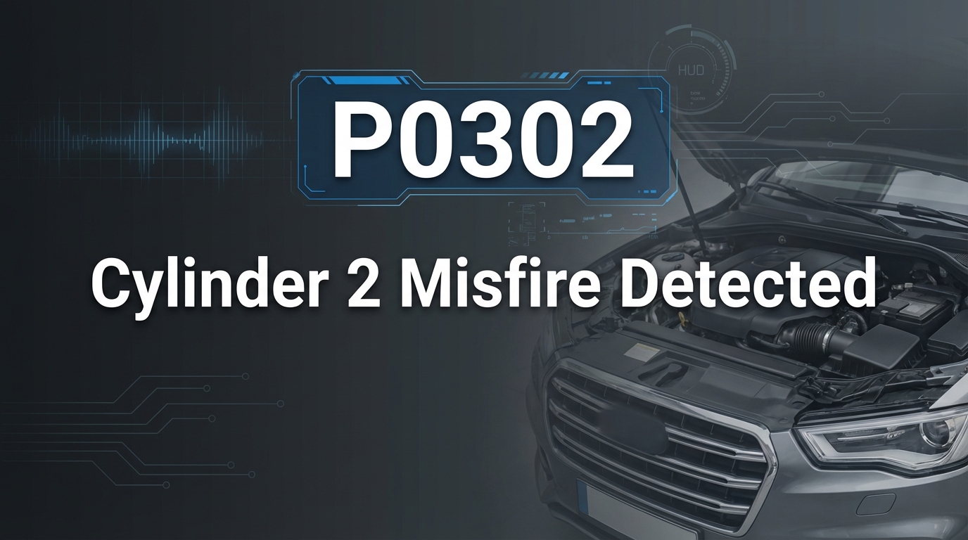 P0302 – Cylinder 2 Misfire: Performance and Vibration Issues