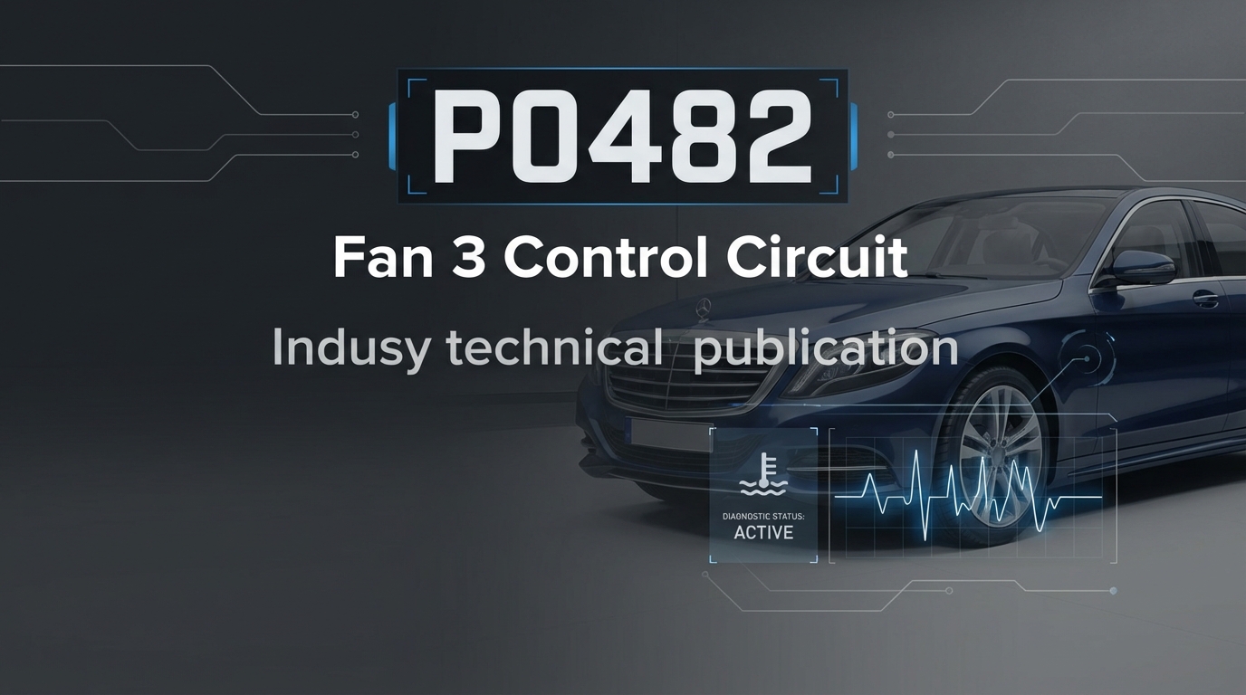 P0482 – Cooling Fan Relay 3 Fault: Engine Temperature Issues