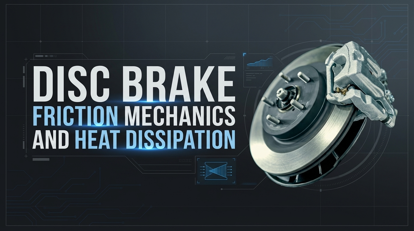 Disc Brake Friction Mechanics and Heat Dissipation