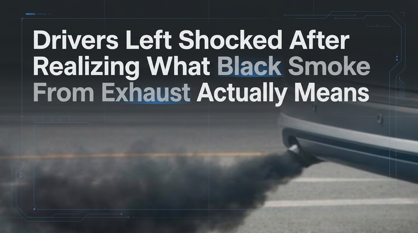 Drivers Left Shocked After Realizing What Black Smoke From Exhaust Actually Means