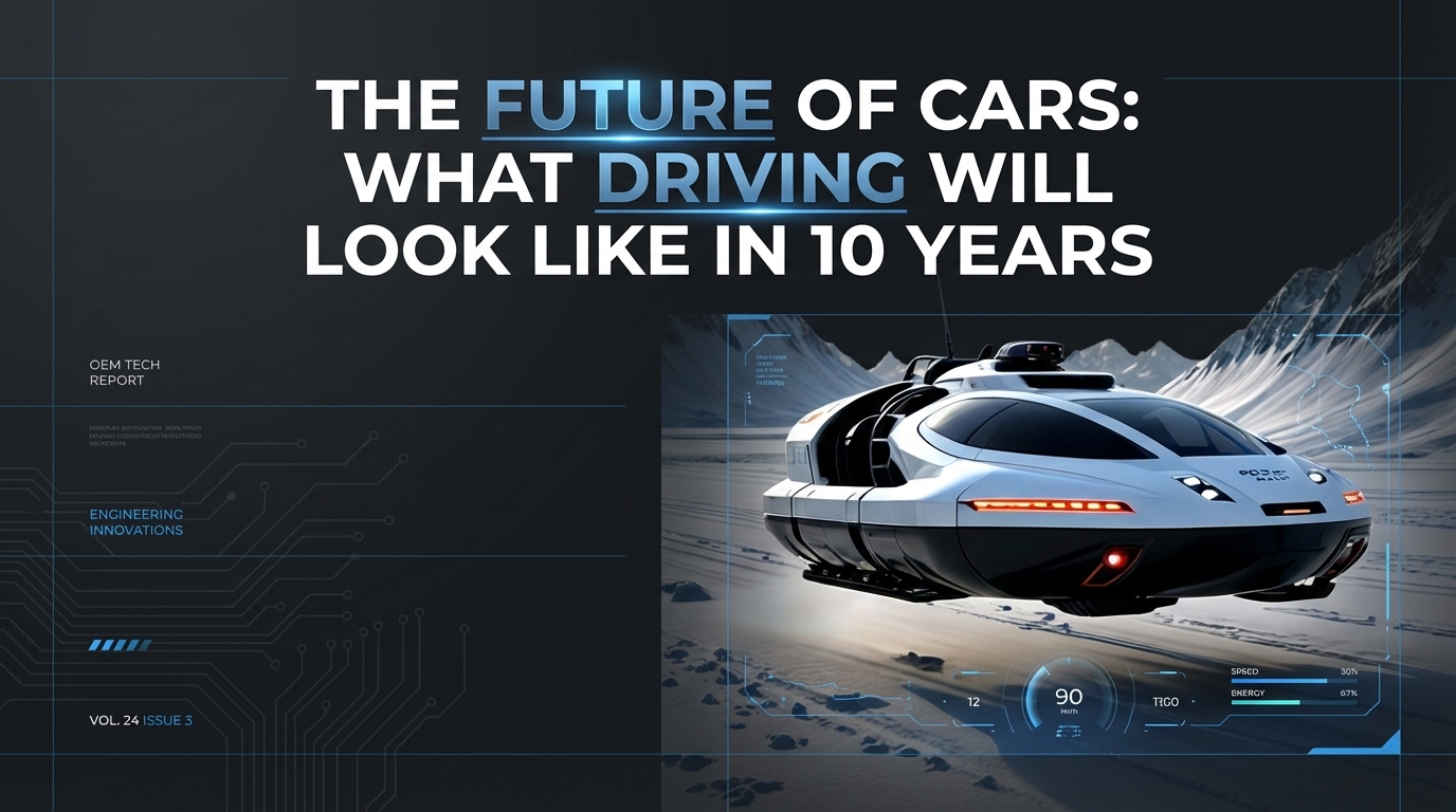 The Future of Cars: What Driving Will Look Like in 10 Years