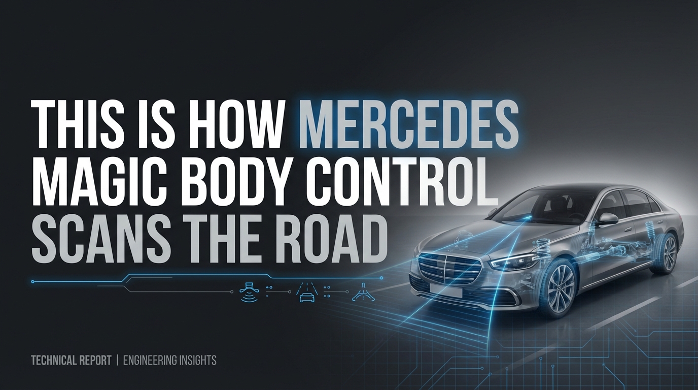 This Is How Mercedes Magic Body Control Scans The Road
