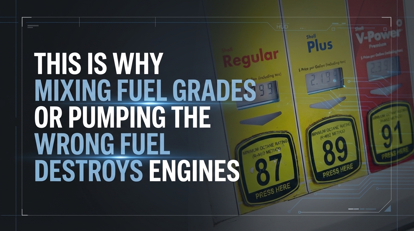 This Is Why Mixing Fuel Grades Or Pumping The Wrong Fuel Destroys Engines