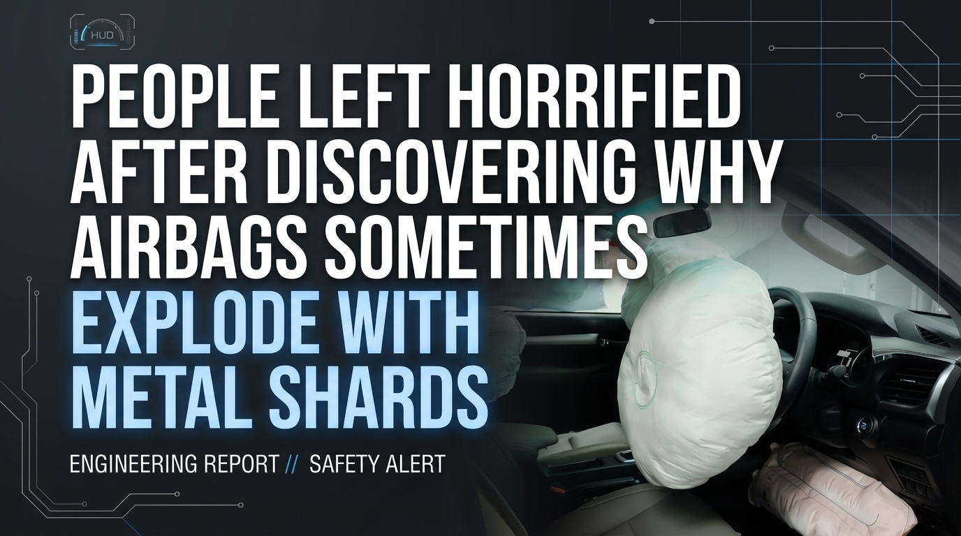 People Left Horrified After Discovering Why Airbags Sometimes Explode With Metal Shards