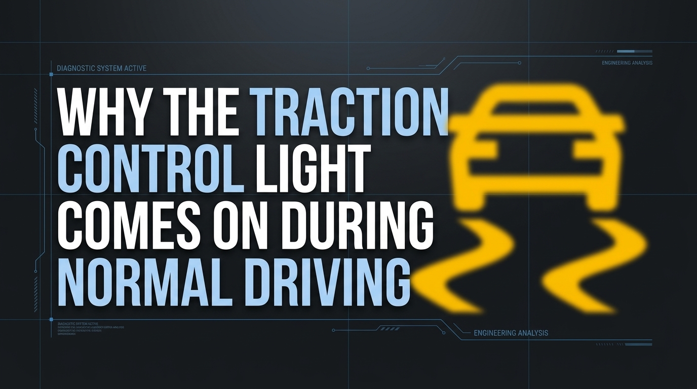 Why The Traction Control Light Comes On During Normal Driving