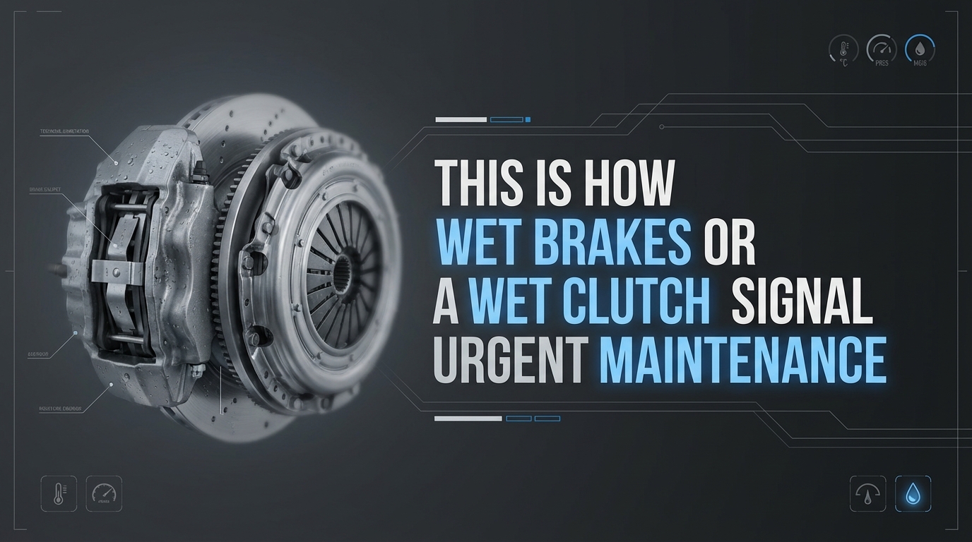 This Is How Wet Brakes Or A Wet Clutch Signal Urgent Maintenance