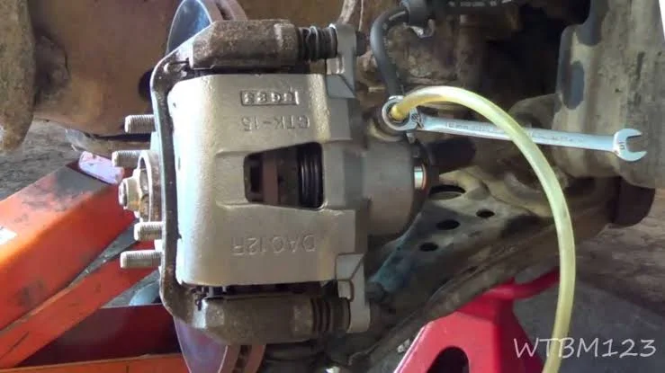Step 6: Bleeding the Brake System Step 6: Bleeding the Brake System