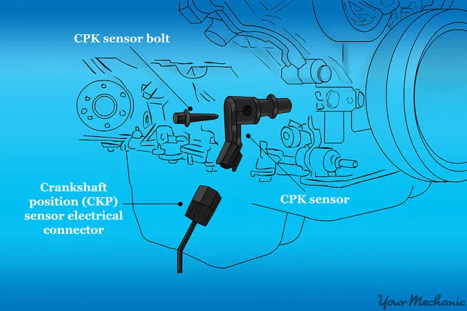 Where is the crankshaft position sensor located? Where is the crankshaft position sensor located?