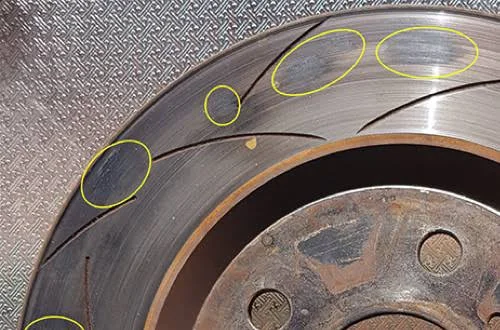 Why is your car shaking when you brake at high speeds?: Warped rotors Why is your car shaking when you brake at high speeds?: Warped rotors