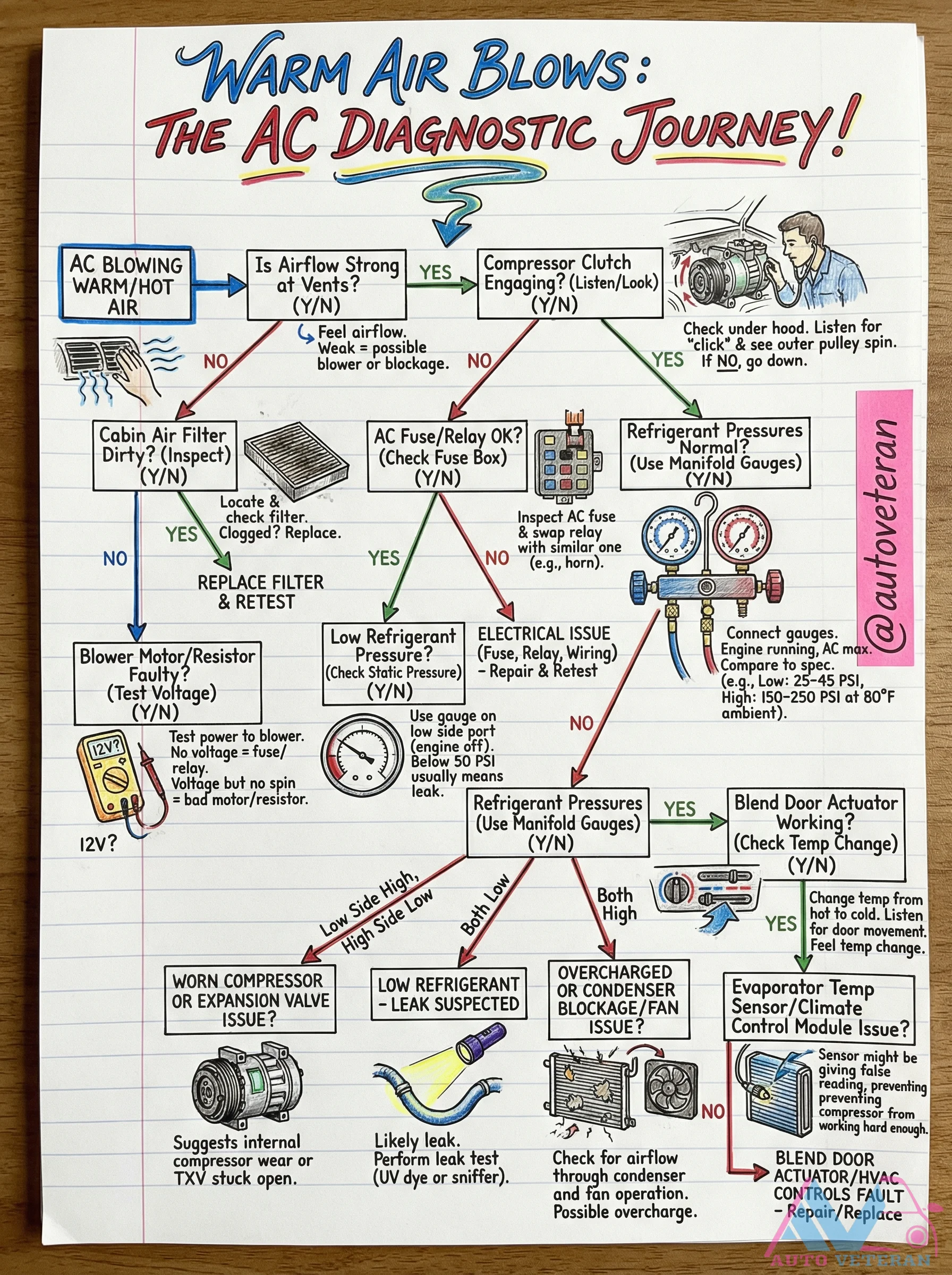 AC Blowing Warm Air Diagnostic Journey