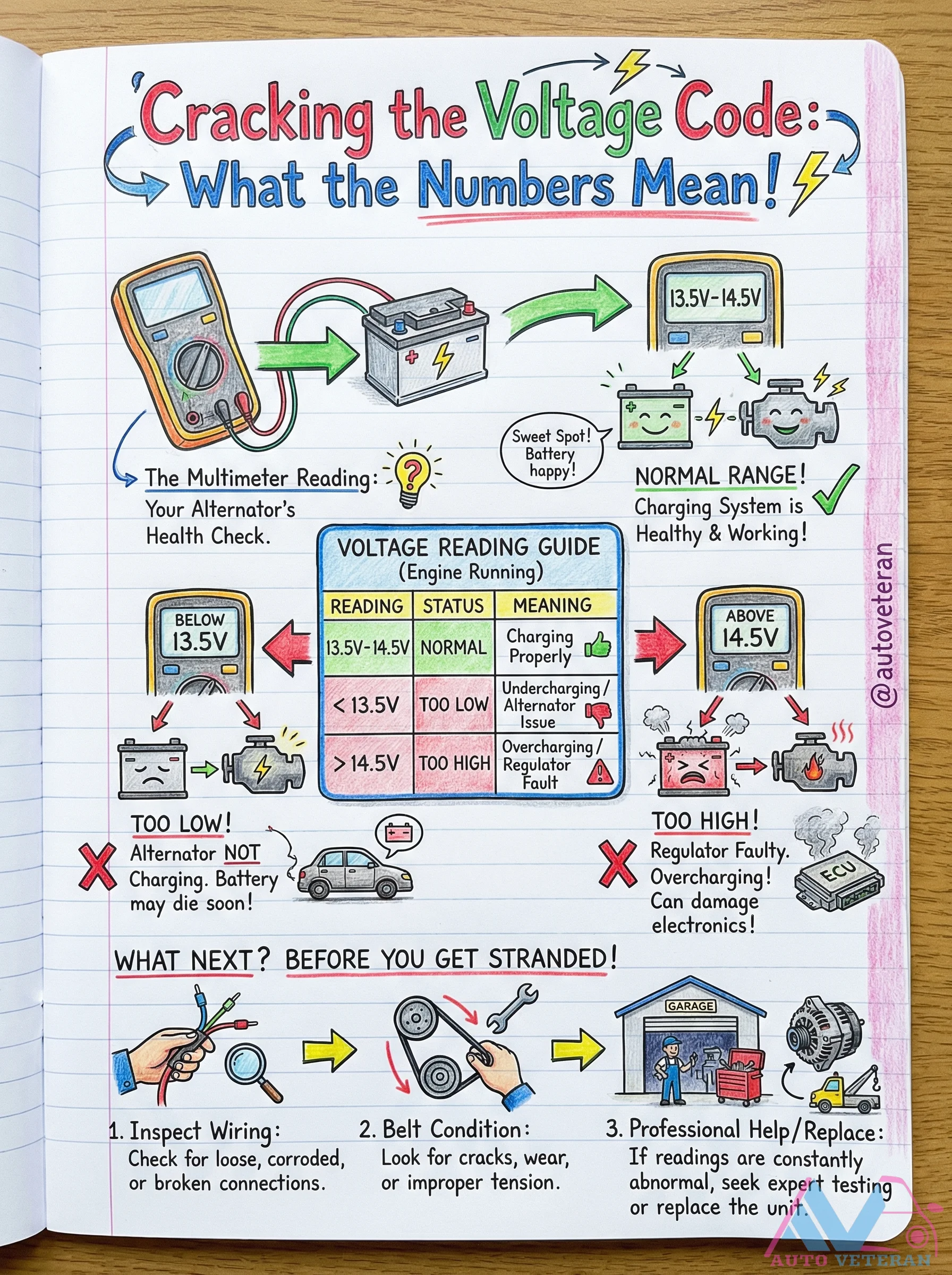 Alternator Voltage Reading Guide for Health Check