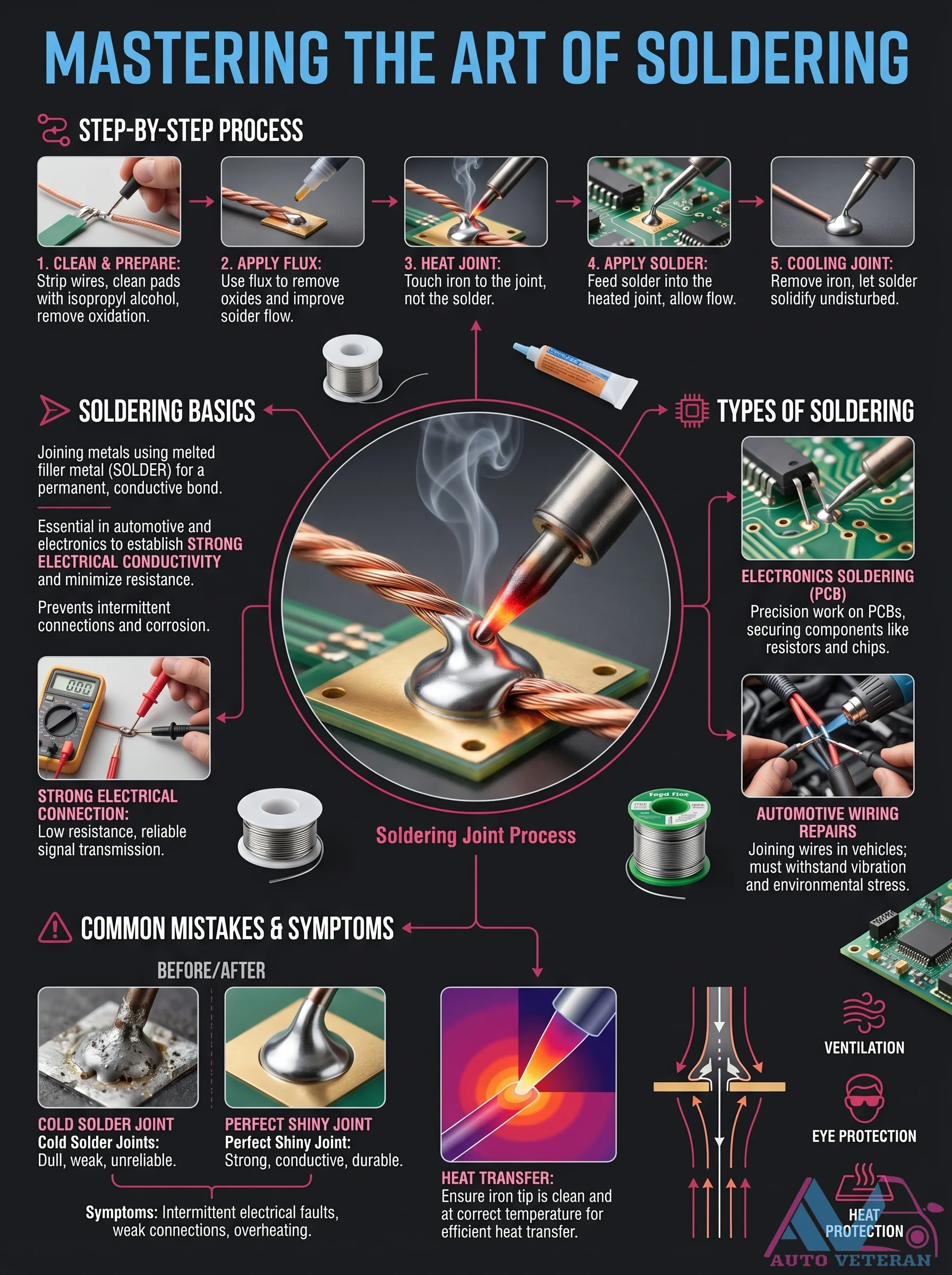 Automotive Soldering Step-by-Step Process