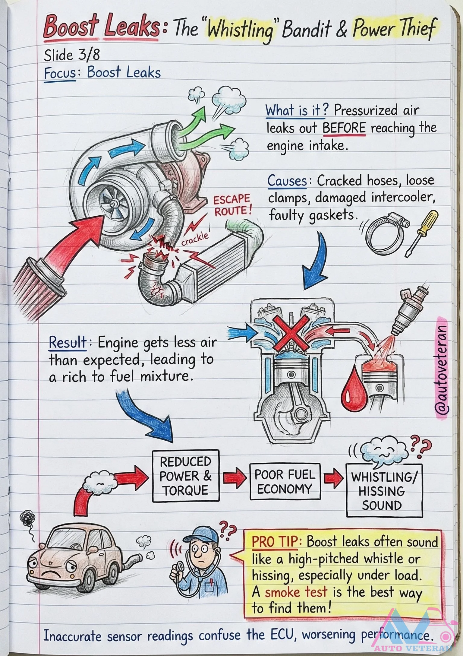 Boost Leak Symptoms, Causes, and Diagnosis