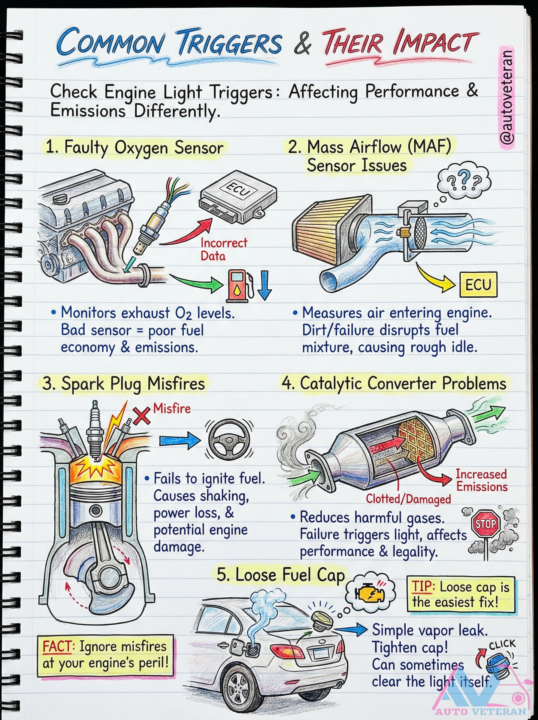 Check Engine Light Common Triggers and Their Impact