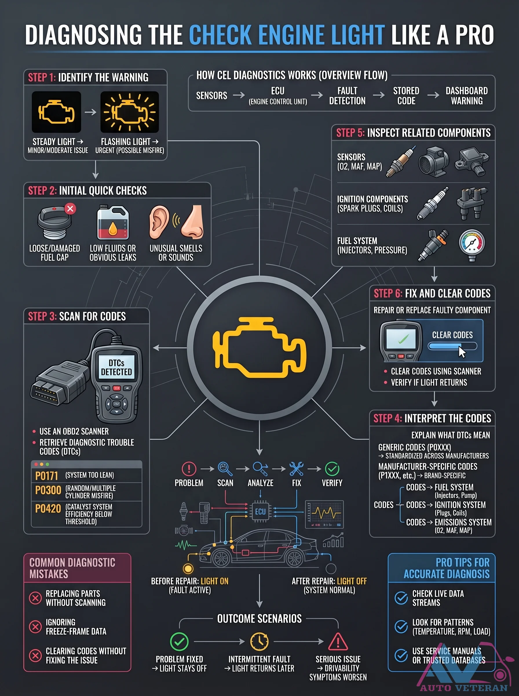 Pro Steps for Diagnosing Check Engine Light Issues