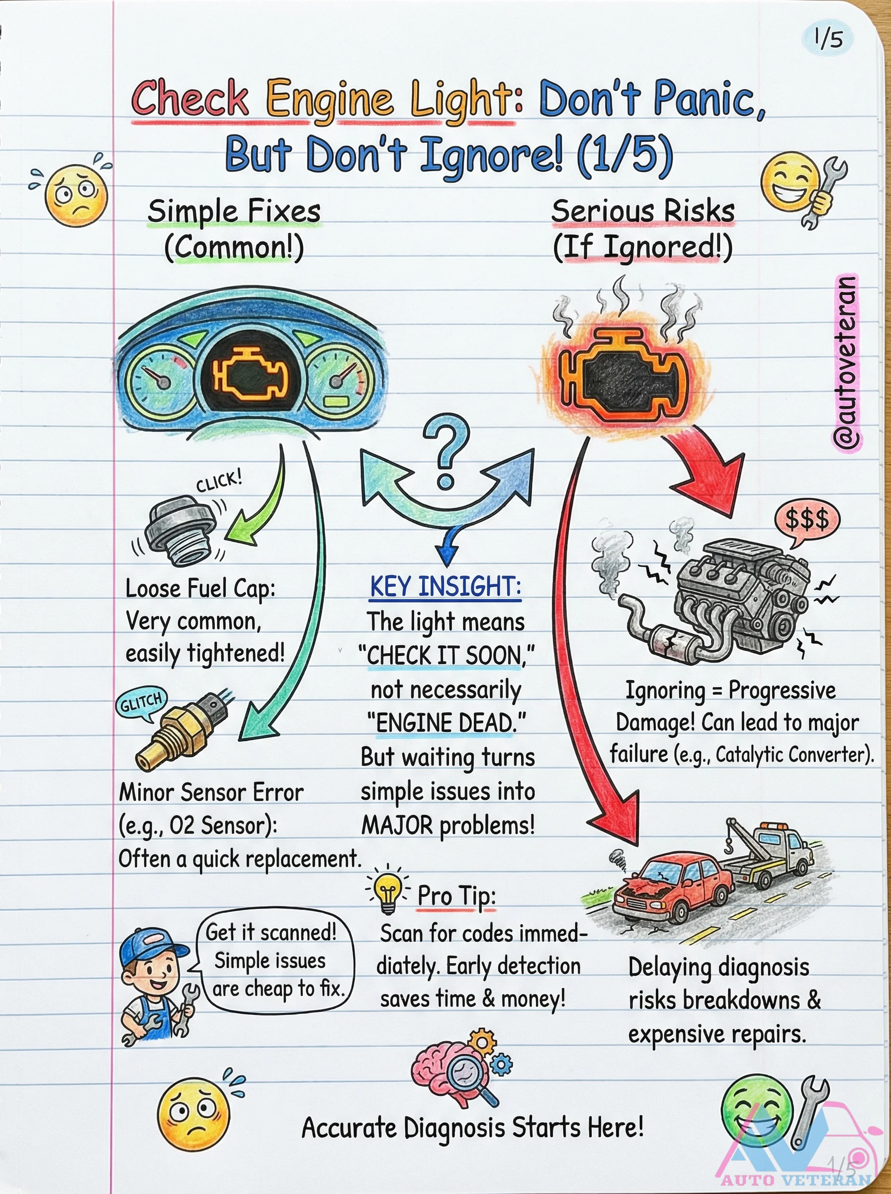 Check Engine Light Simple Fixes and Serious Risks