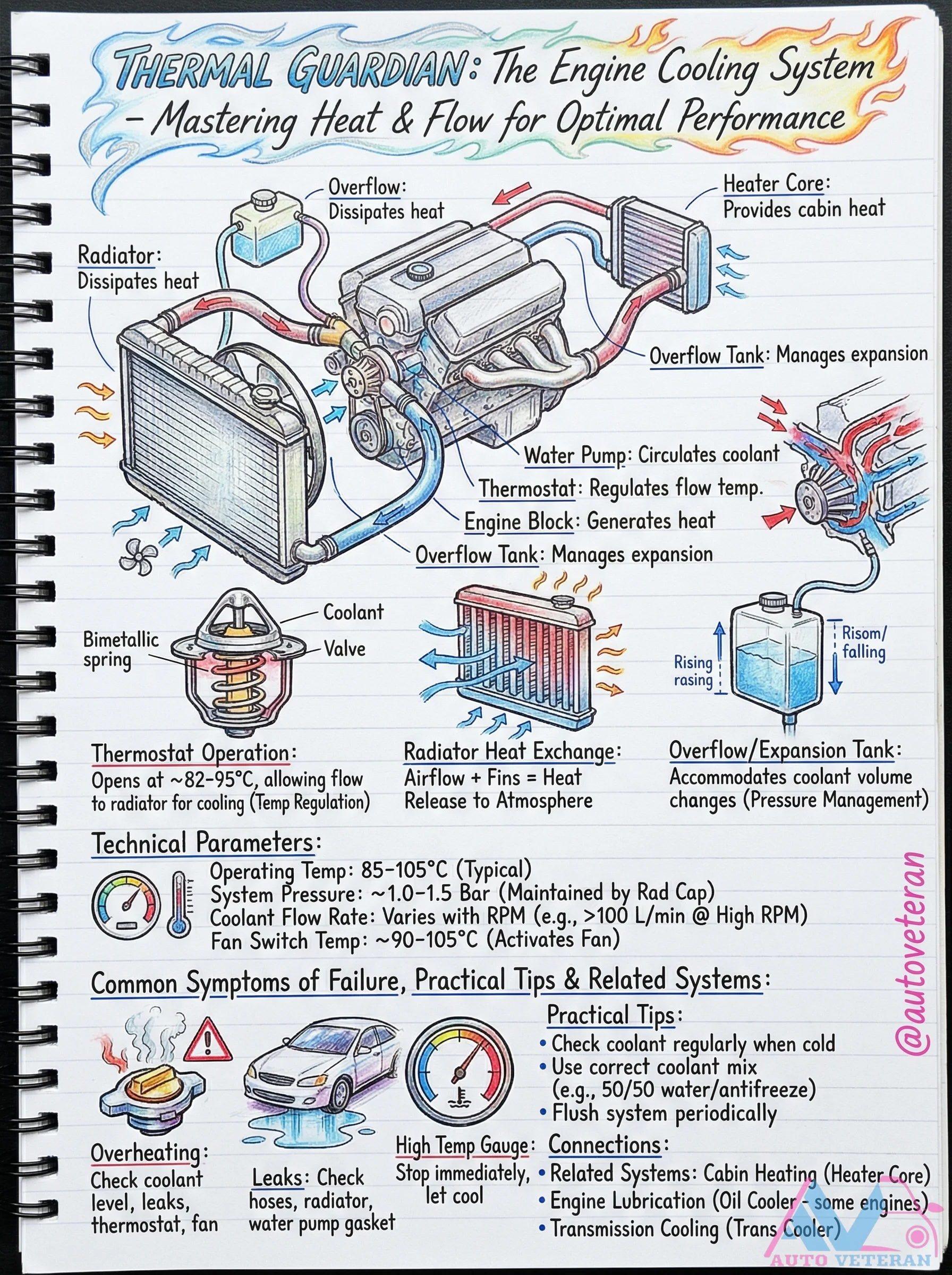 Cooling System Thermal Guardian Operation and Parameters