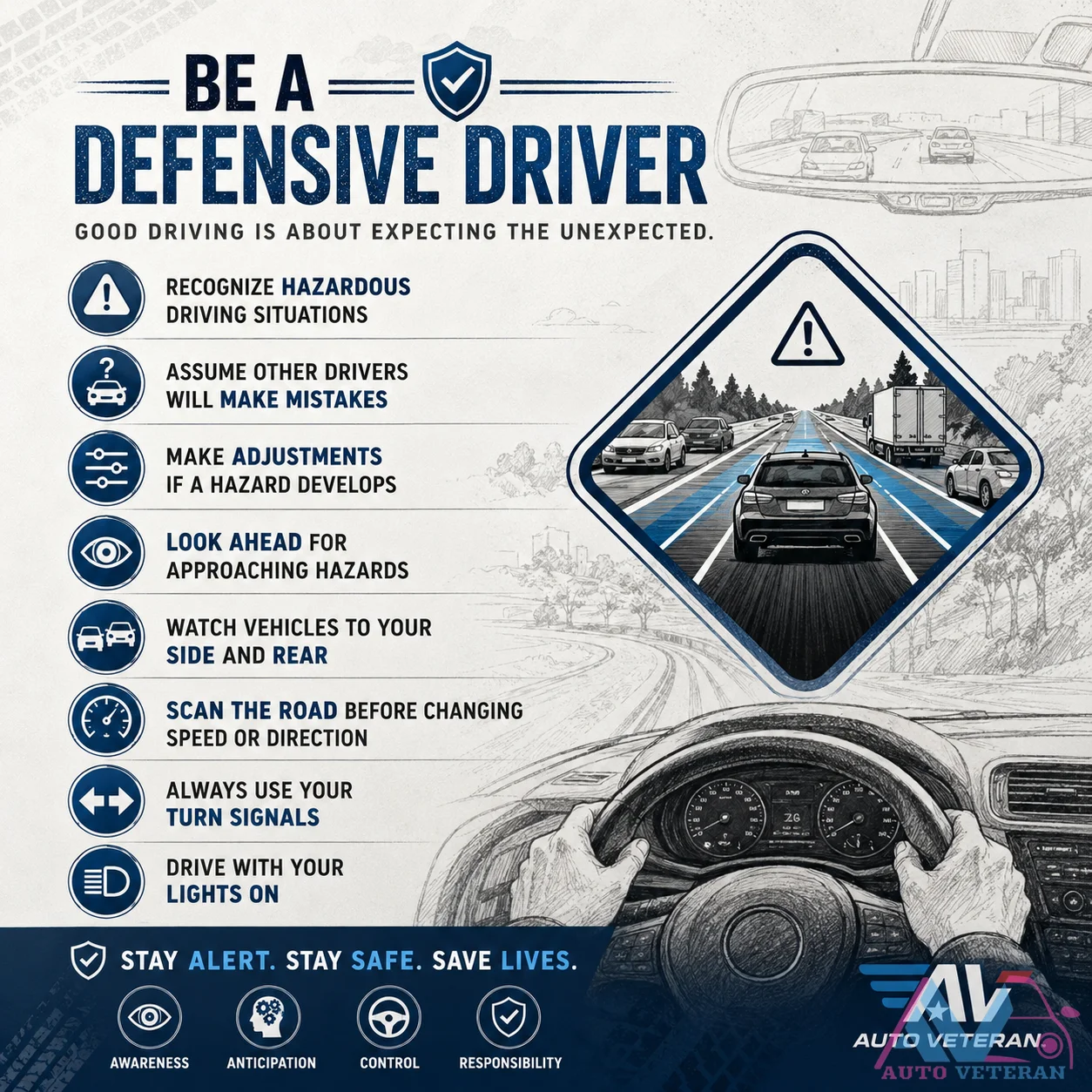 Defensive Driving Hazard Awareness Tips