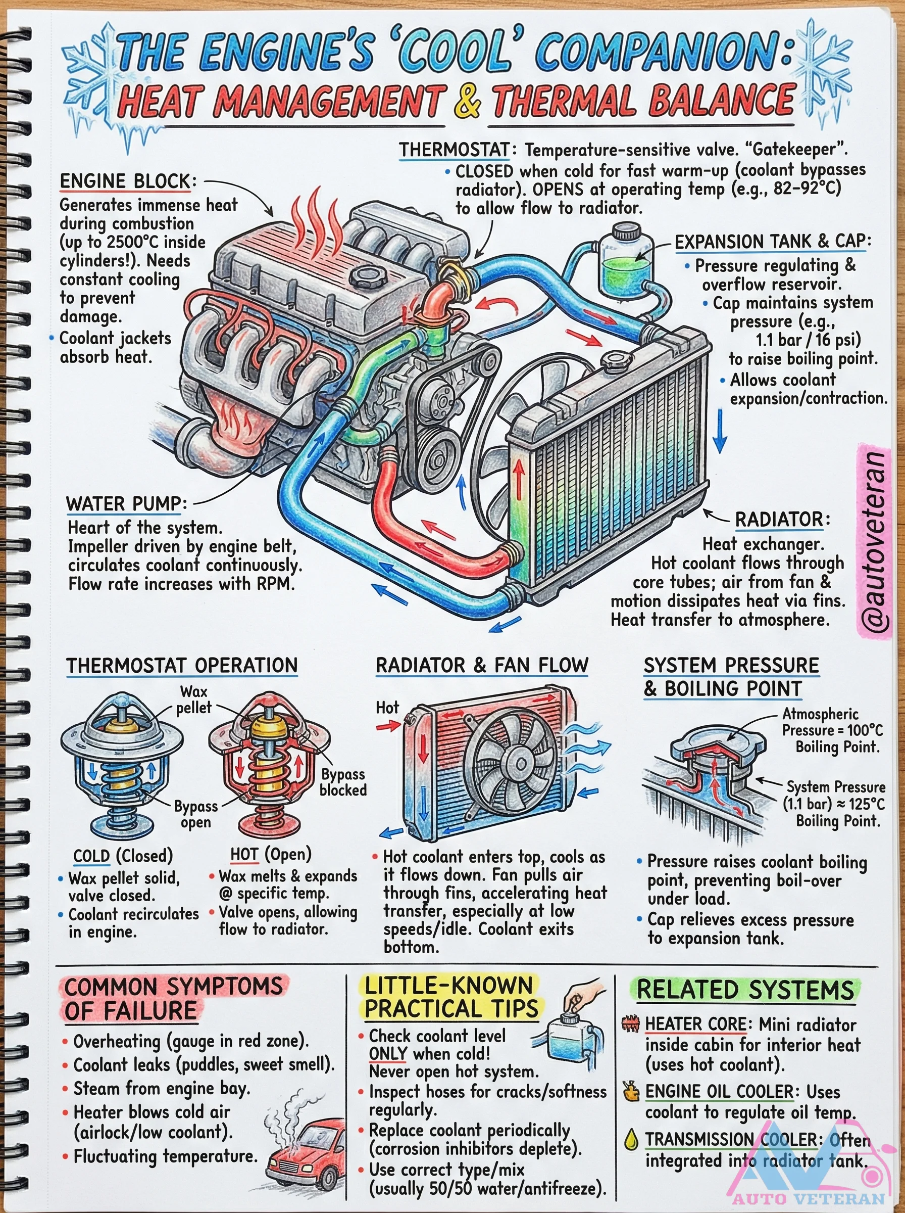 Engine Cooling System Thermal Balance and Operation