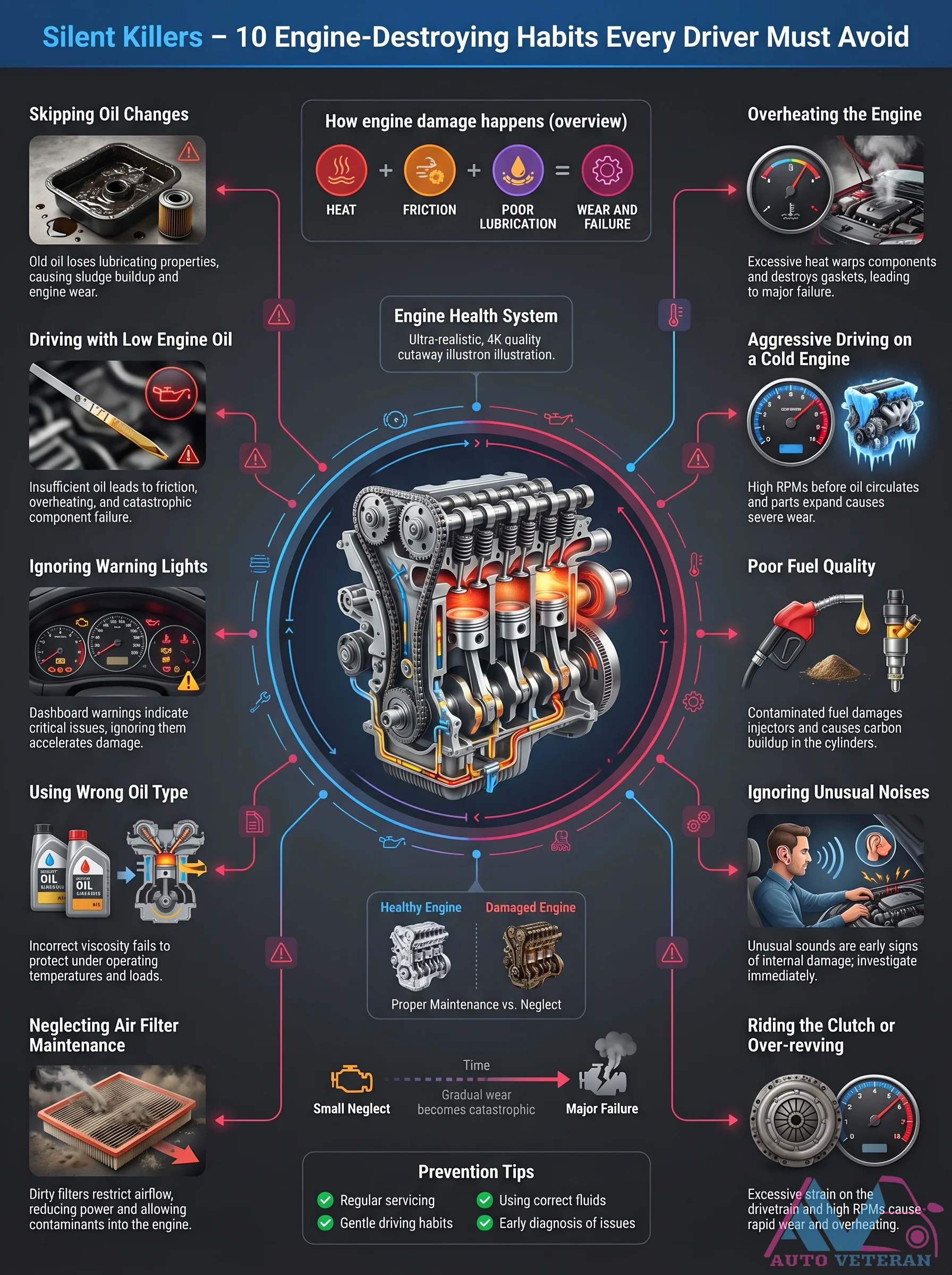 10 Silent Engine-Killing Habits Every Driver Must Avoid
