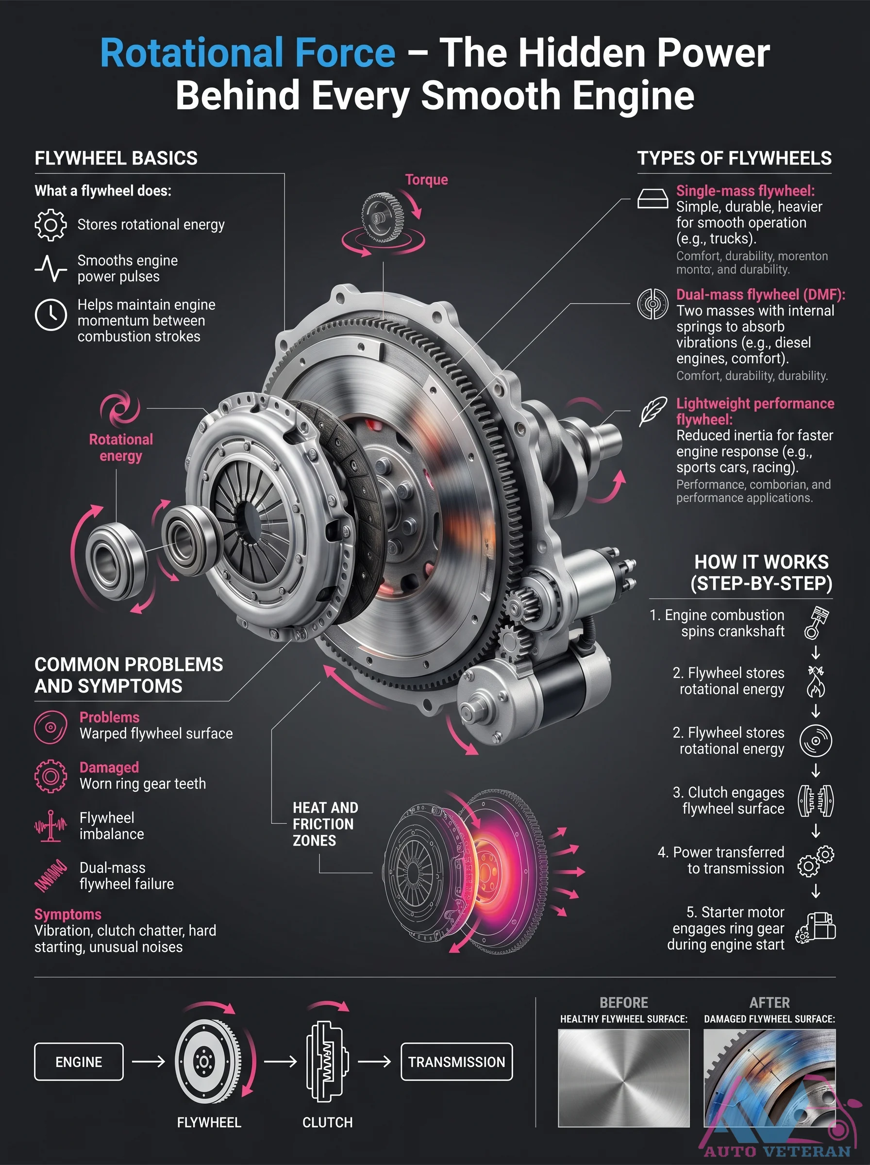 Flywheel Types and Failure Symptoms