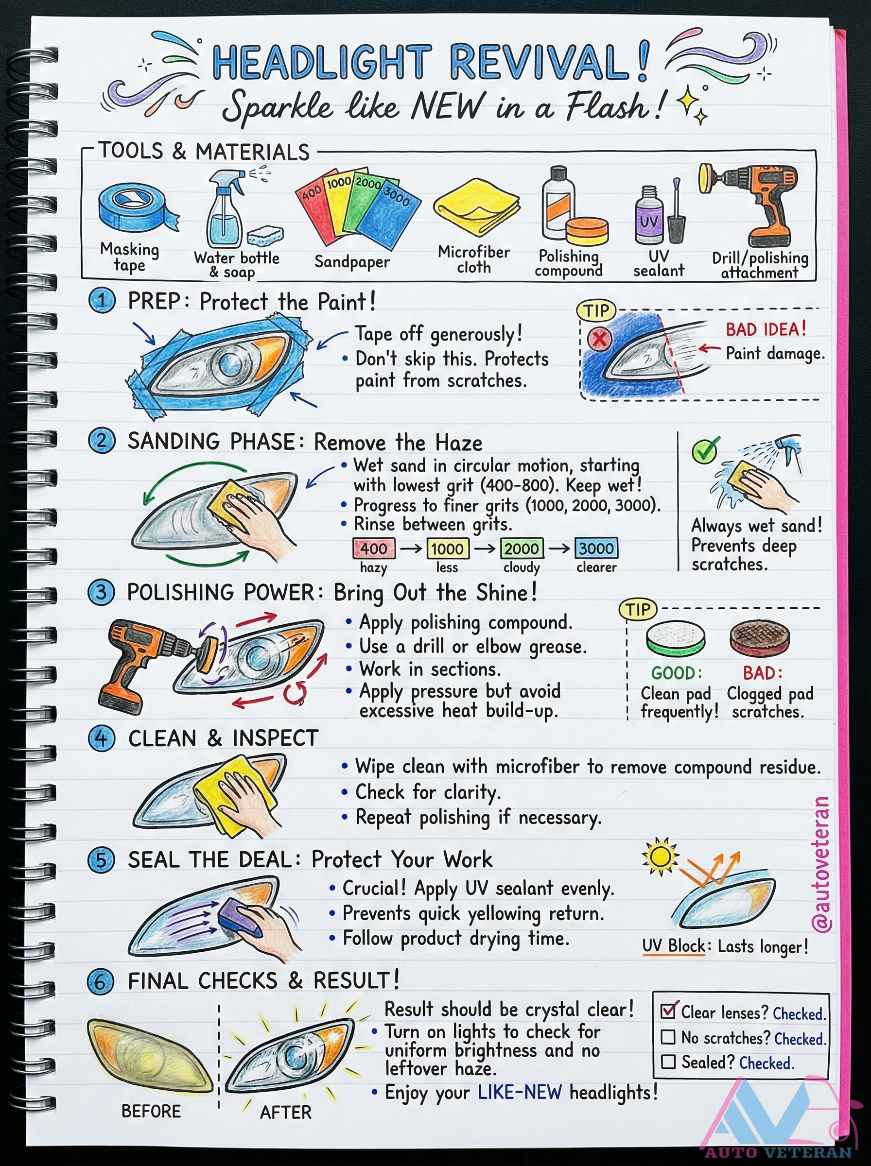 DIY Headlight Restoration Step-by-Step Guide