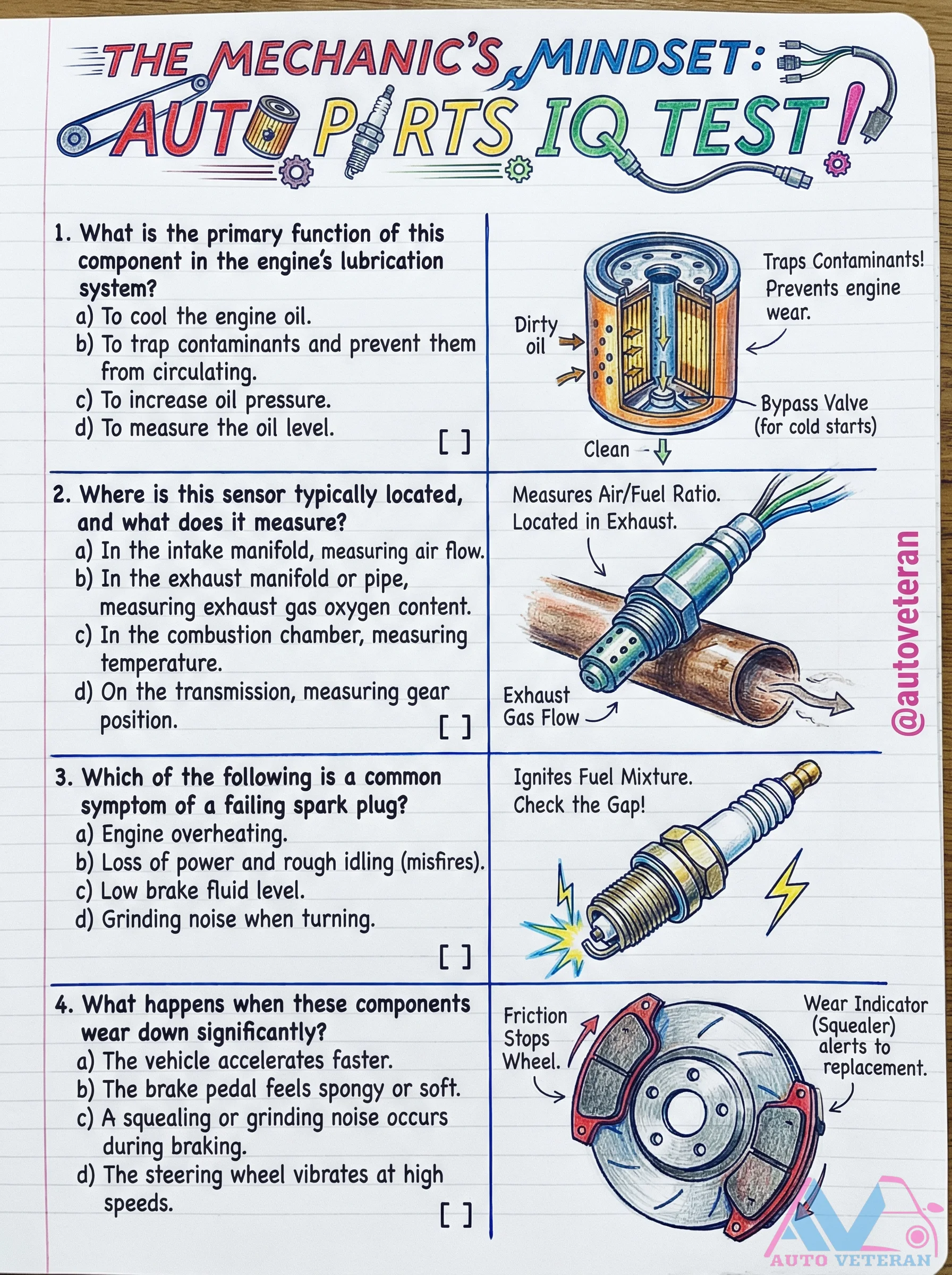 Oil Filter Function and Contaminant Trapping