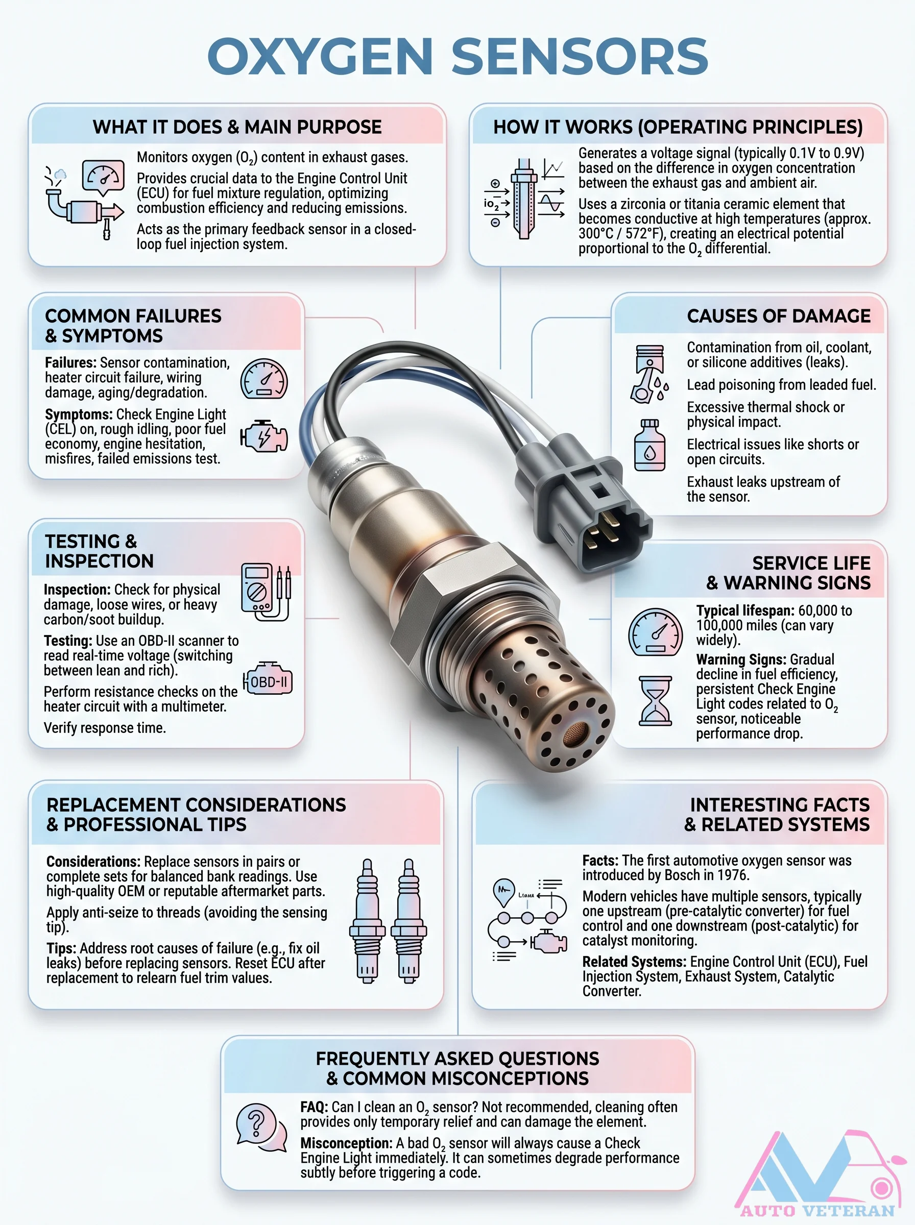 Oxygen Sensor Purpose and Operation