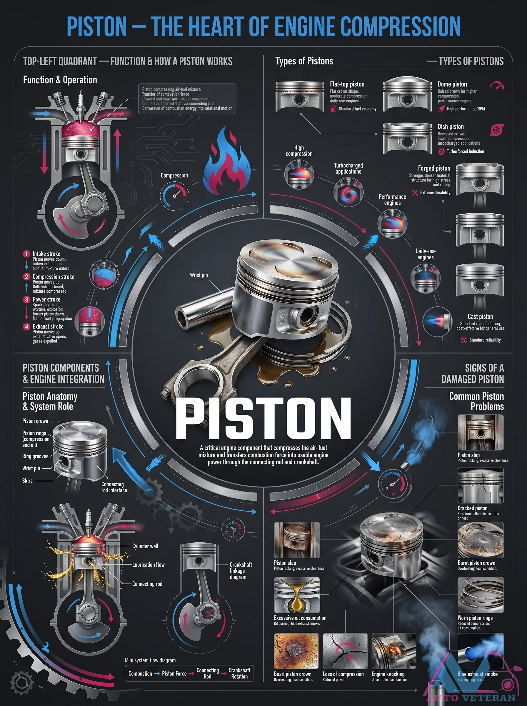 Piston: The Heart of Engine Compression