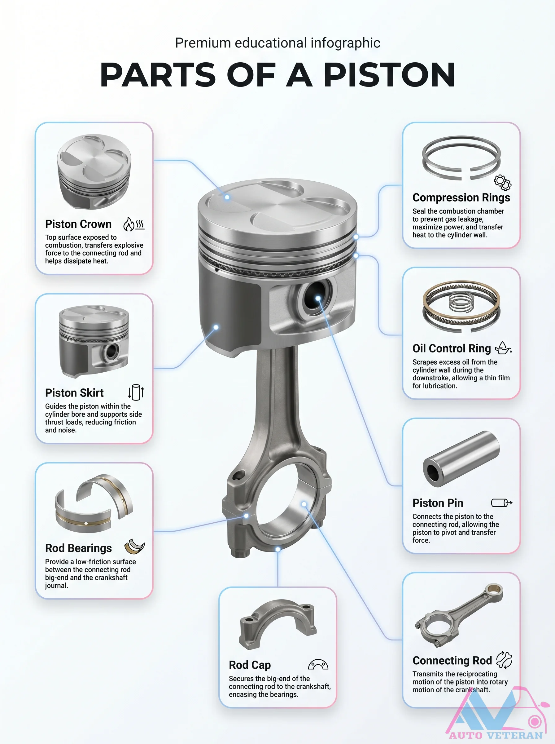 Piston Anatomy with Ring Functions
