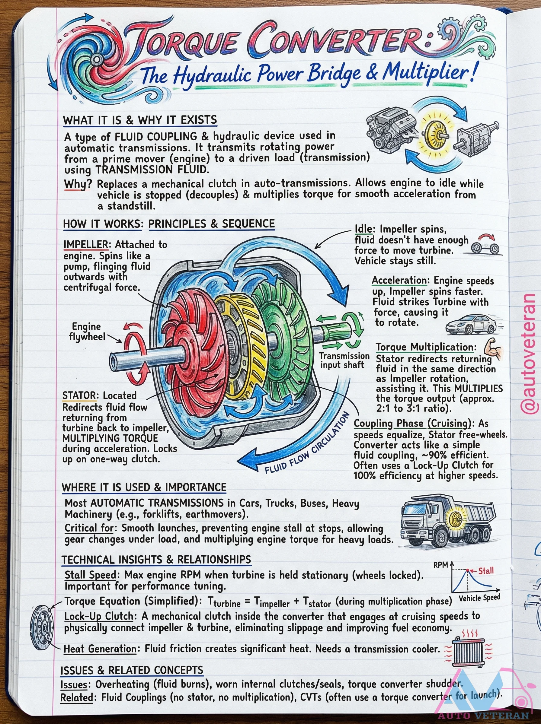 Torque Converter Hydraulic Power Bridge and Multiplier