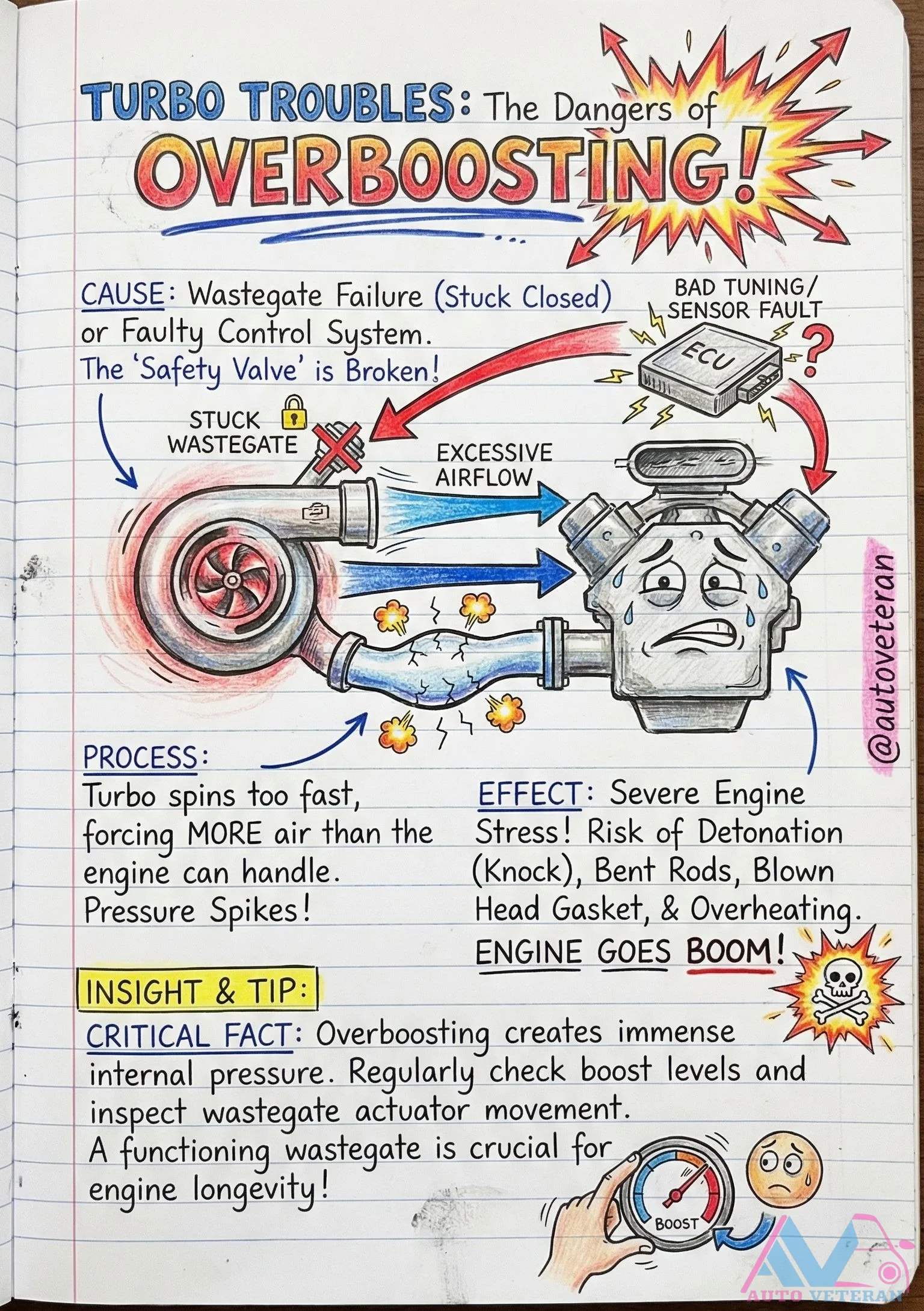 Turbo Overboost Dangers from Wastegate Failure