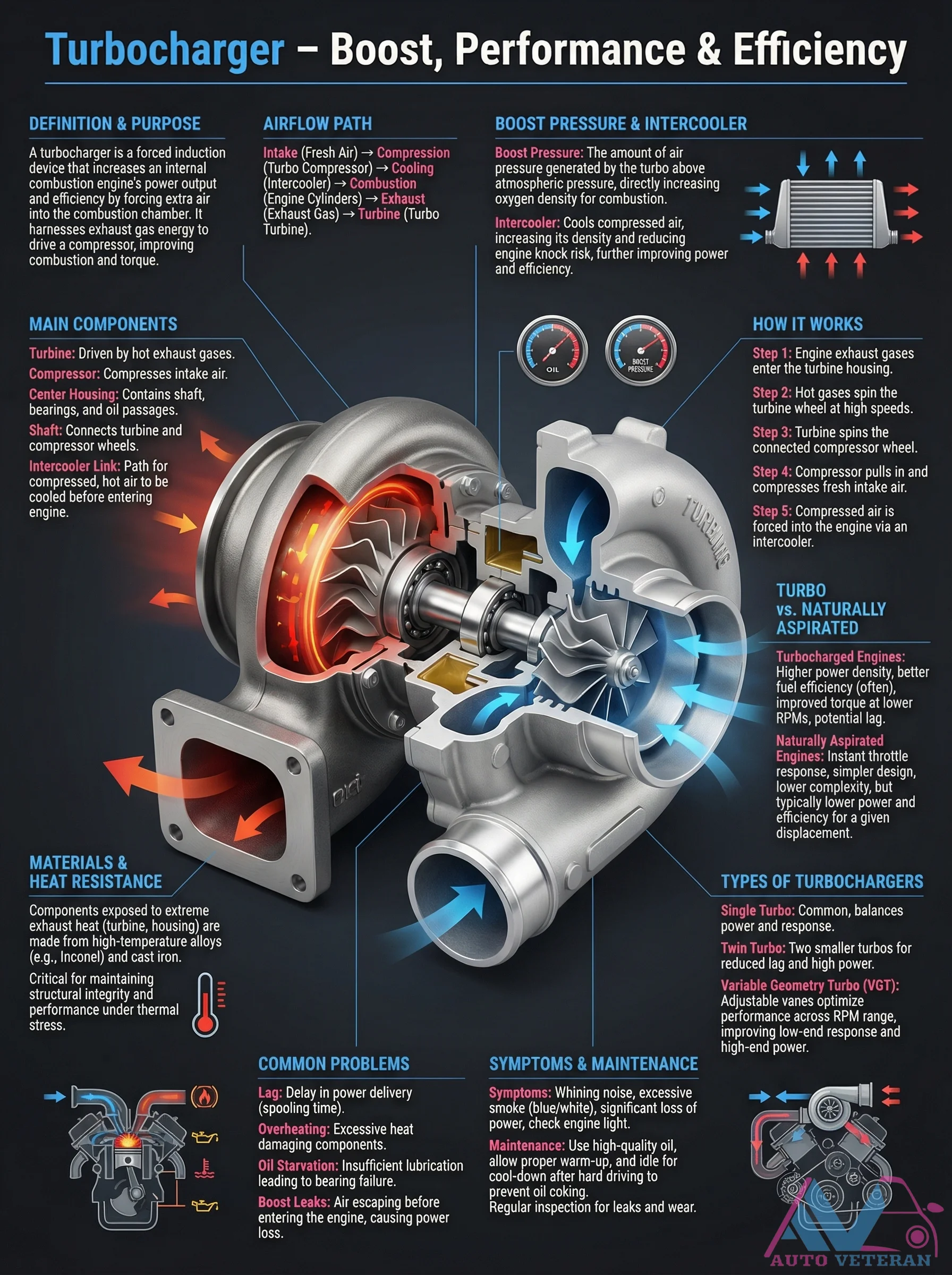 Turbocharger Boost, Performance, and Efficiency Explained