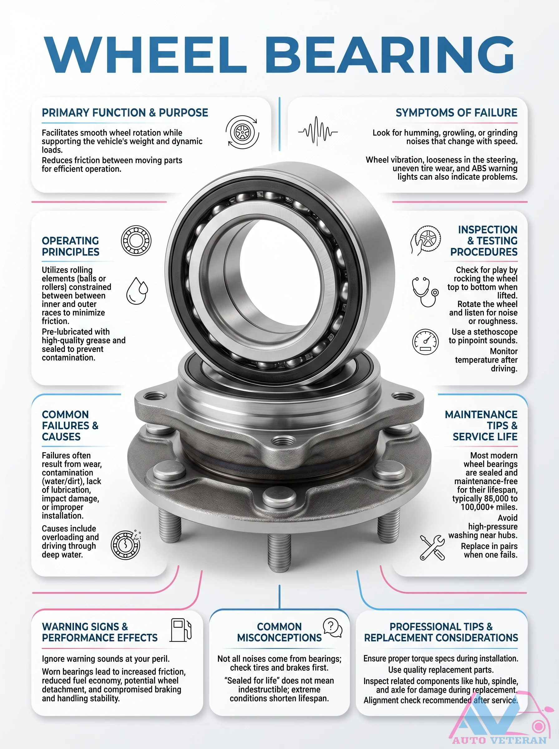 Wheel Bearing Failure Symptoms and Inspection