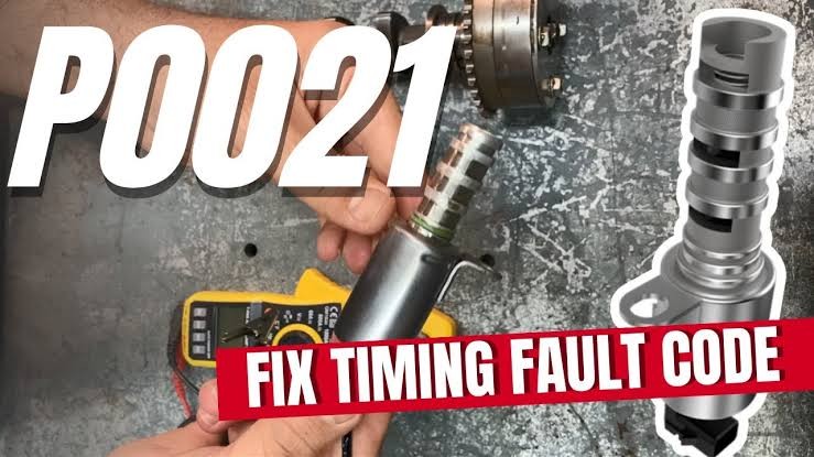 P0021 A camshaft postion - timing over-advanced or system performance (Bank 2)