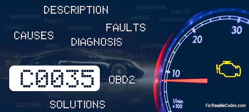 C0035 - Left Front Wheel Speed Circuit Malfunction