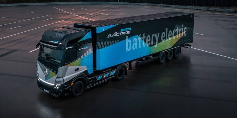 Mercedes-Benz unveils the eActros 600, a long-distance electric truck with a 500 km range