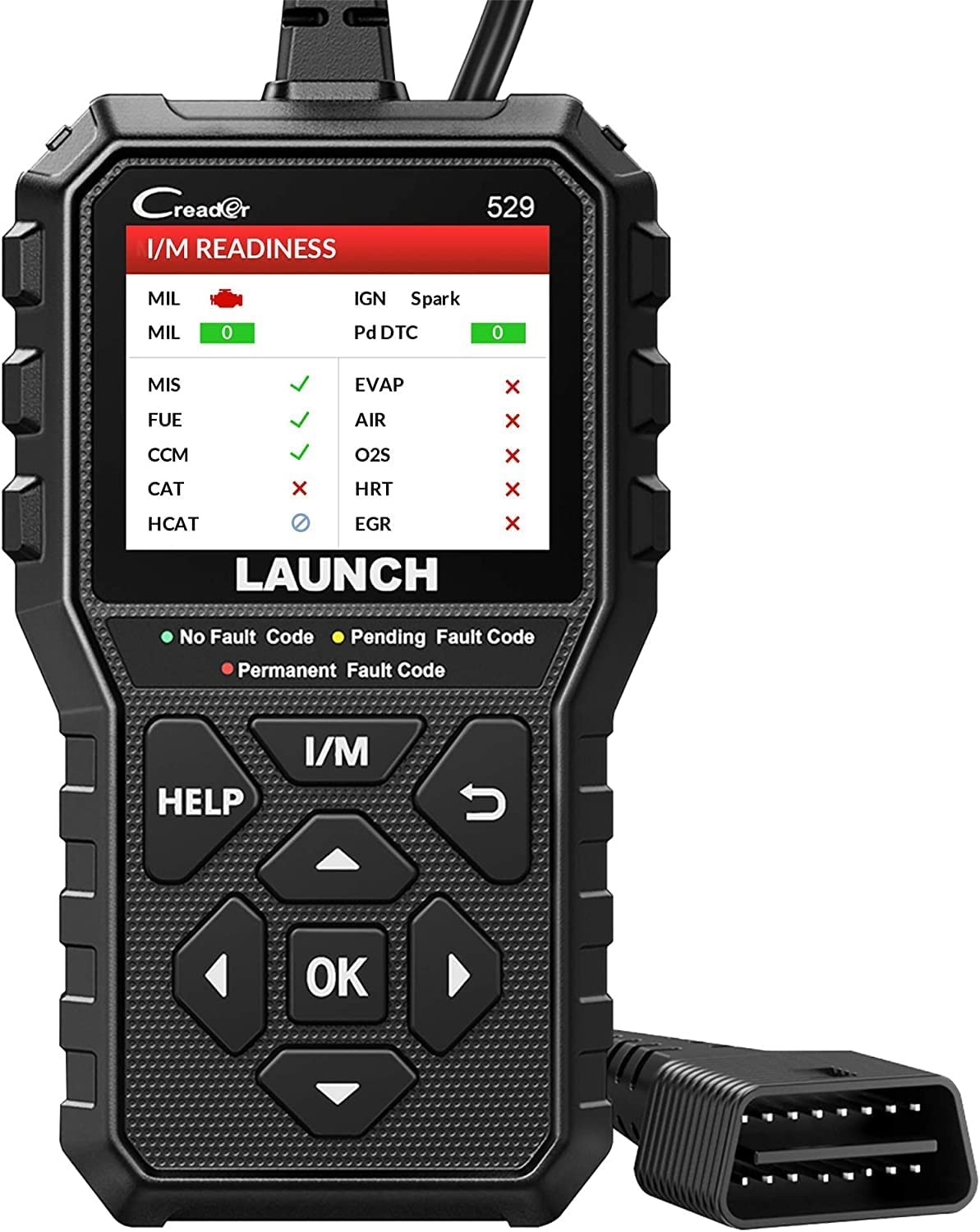 2022 Elite LAUNCH OBD2 Scanner CR529 Code Reader